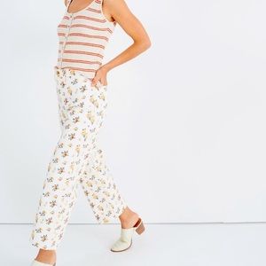 Madewell Floral Slim Emmett Pant | size 25